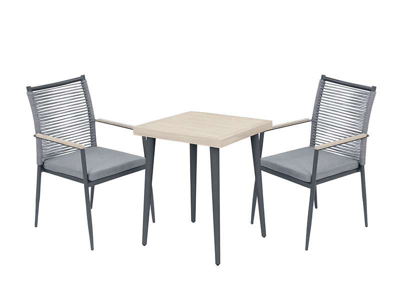 Kettler Merano Bistro Set with Square Table