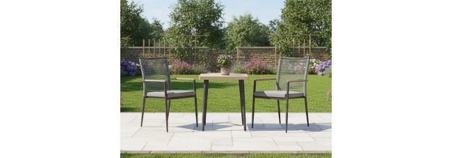Kettler Merano Bistro Set with Square Table