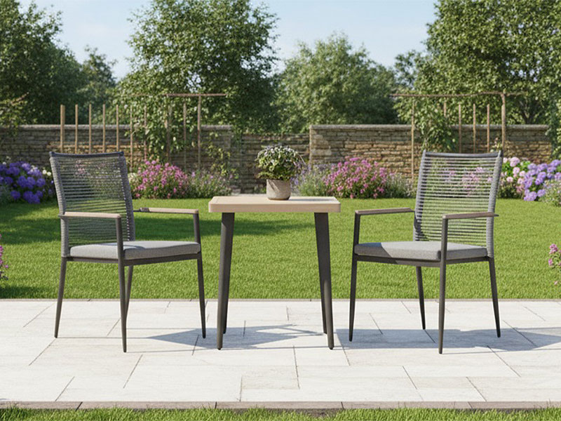 Kettler Merano Bistro Set with Square Table Kettler Merano Bistro Set with Square Table