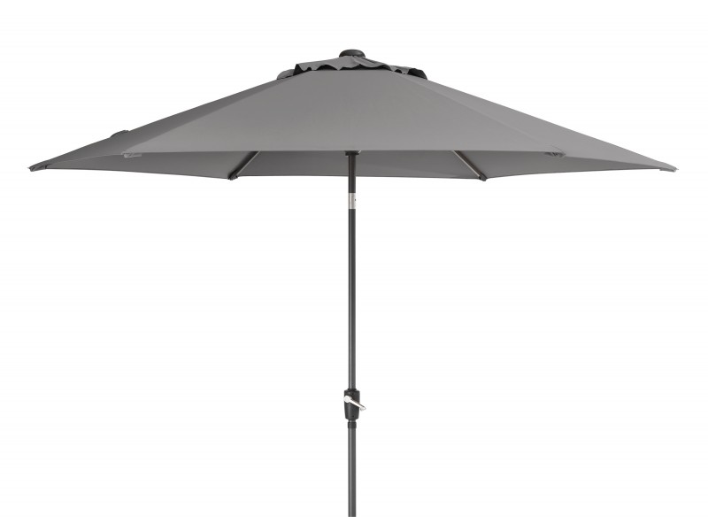 Kettler Caredo 6 Seater Set with Cushions, Parasol and Base - Slate