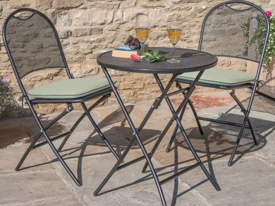 Kettler Café Roma Set with Sage Cushions