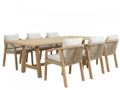 Kettler Cora Rope 6 Seater Dining Set