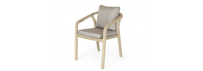 Kettler Cora Rope Dining Chair (Pair) - Acacia Wood