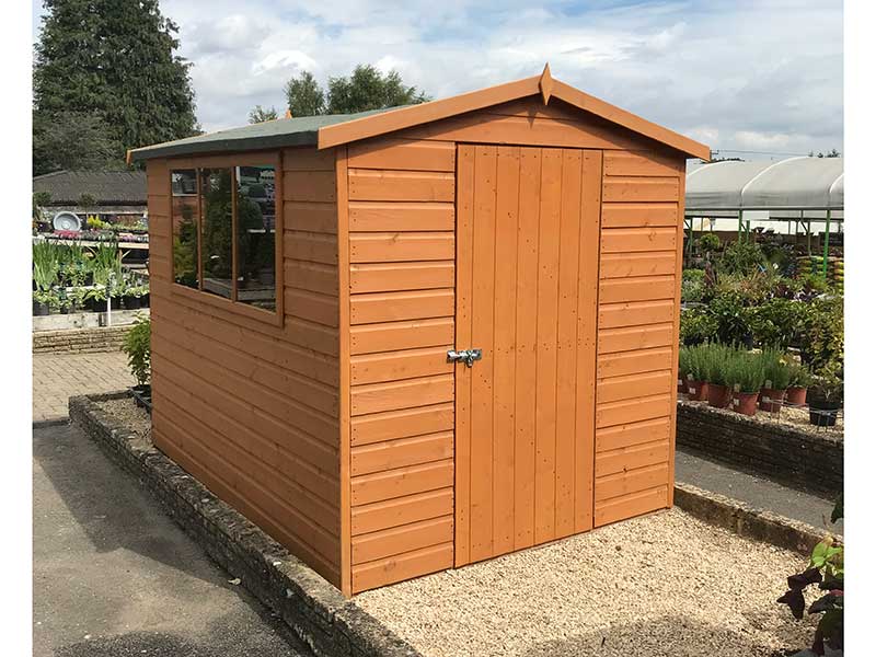 Shire 8x6 Lewis Shiplap Single Door Shed