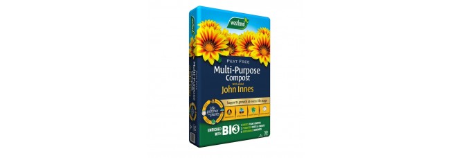 Westland Multi Purpose Peat Free Compost with John Innes - 50L