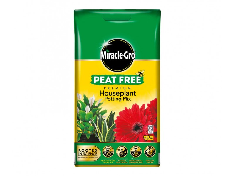 Miracle-Gro Peat Free Houseplant Potting Mix - 10L
