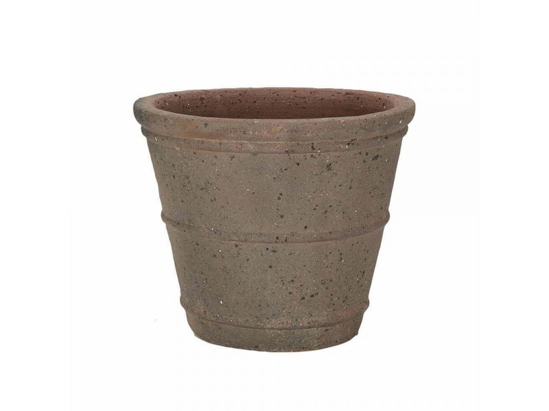 Apta Old Stone Ribbed Cone Planter