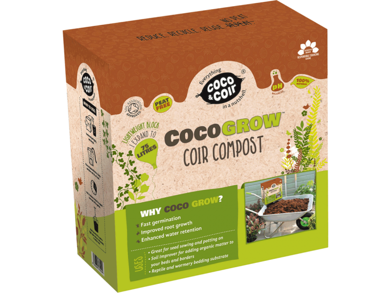 Coco Grow Coir Compost - 75L