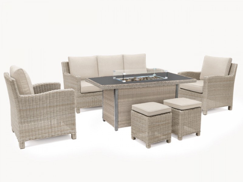 Kettler Palma Sofa Set with Table - Oyster