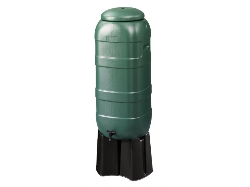 Garland Slimline Water Butt Kit - 100L (Includes Tap, Lid, Diverter & Stand)