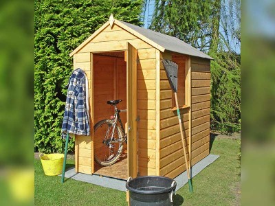 Shire 6x4 Shetland Shiplap Apex Shed with Window