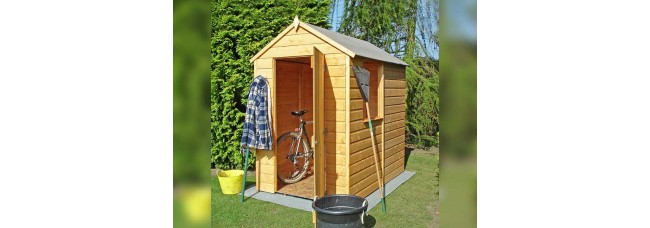 Shire 6x4 Shetland Shiplap Apex Shed with Window