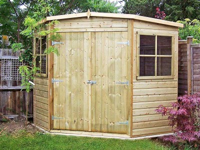 Shire 7x7 Shiplap Corner Shed