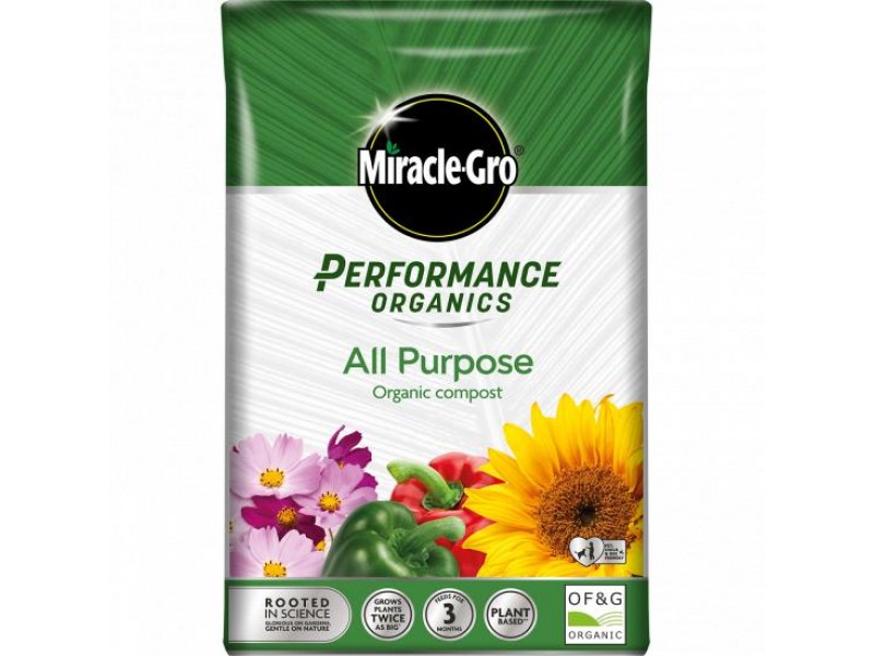 Miracle-Gro Performance Organics All Purpose Compost - 40L Miracle-Gro Performance Organics All Purpose Compost - 40L