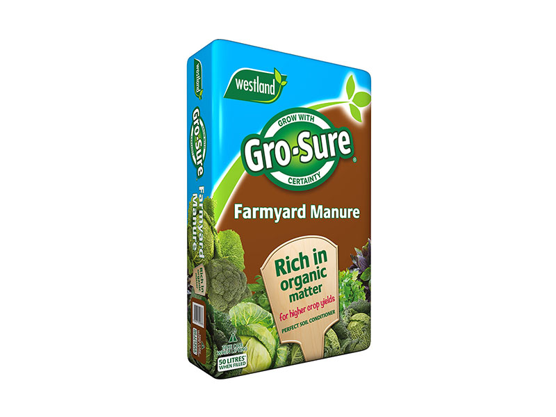 Westland Gro-Sure Farmyard Manure - 50L Westland Gro-Sure Farmyard Manure - 50L