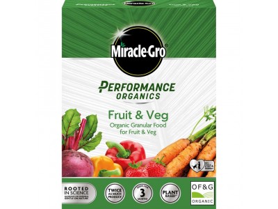 Miracle-Gro Performance Organics Fruit & Veg Concentrated Granular Plant Food 