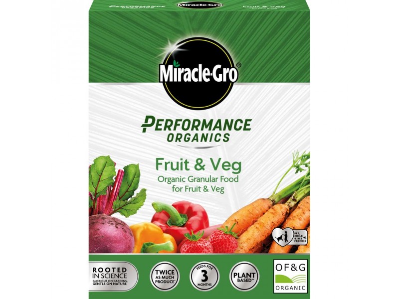 Miracle-Gro Performance Organics Fruit & Veg Concentrated Granular Plant Food 