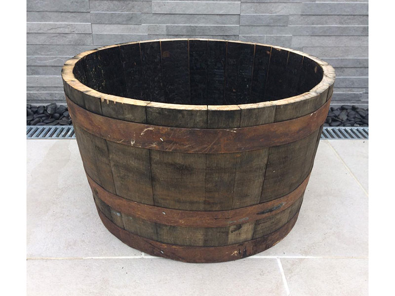 Half Oak Barrel