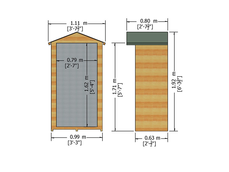 Shire 3x2 Handy Store Shiplap