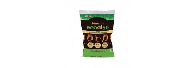 Homefire Ecoal50 Smokeless Coal - 20kg