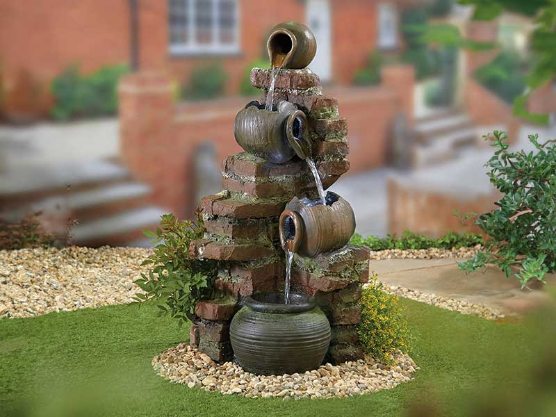 Flowing Jugs Water Feature