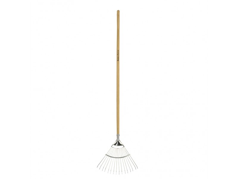 Kent & Stowe Stainless Steel Long Handled Lawn/Leaf Rake