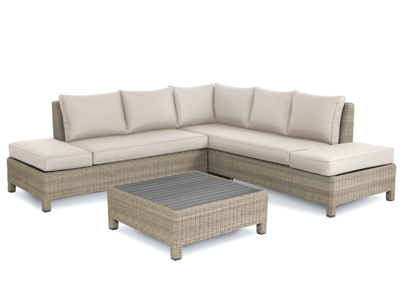 Kettler Palma Low Lounge Corner with Coffee Table - Oyster