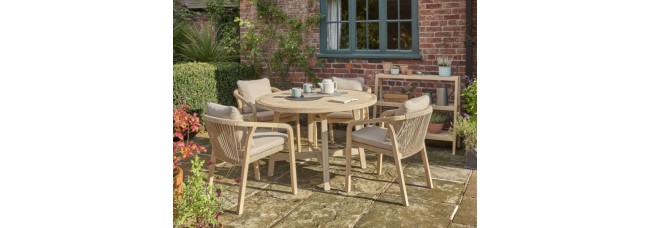 Kettler Cora 4 Seat Dining Set - Acacia Wood (Pre-Order)