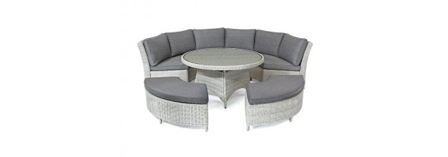 Kettler Palma Round Set - Whitewash (Pre-Order)