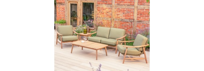 Kettler Meadow Lounge Set - Acacia Wood