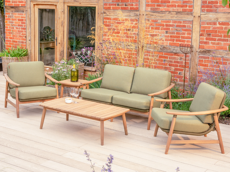 Kettler Meadow Lounge Set - Acacia Wood
