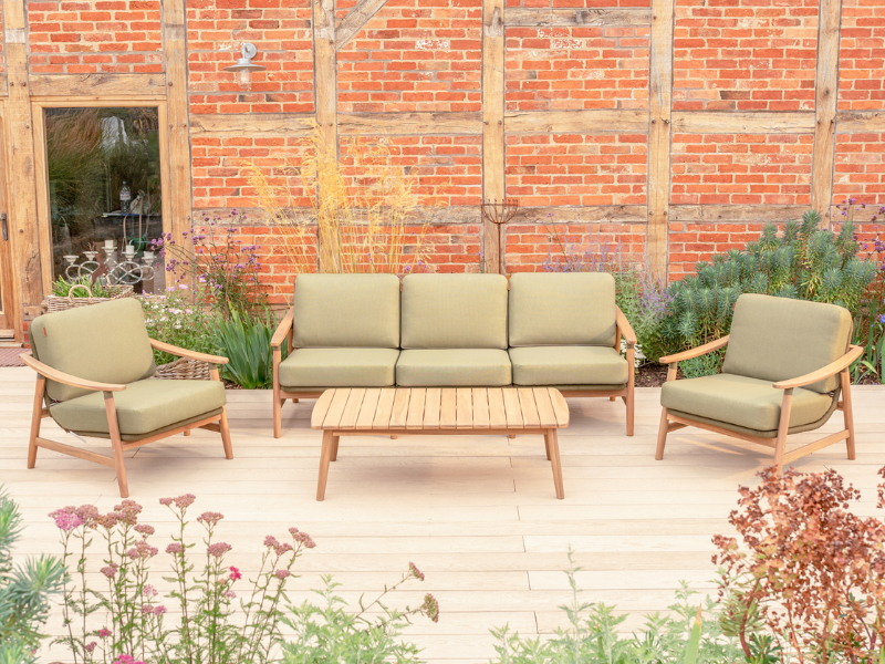 Kettler Meadow Lounge Set - Acacia Wood