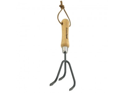 Kent & Stowe Stainless Steel Hand 3 Prong Cultivator