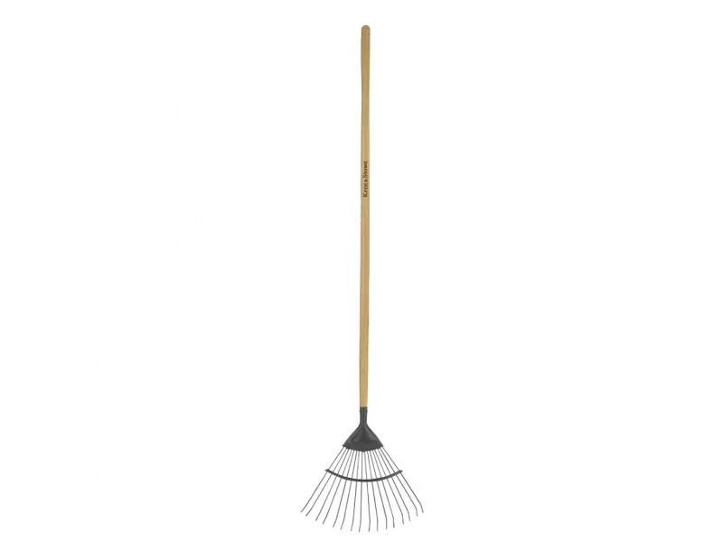 Kent & Stowe Carbon Steel Long Lawn/Leaf Rake