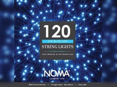 Noma LED Multi Function String Lights - Ice Blue
