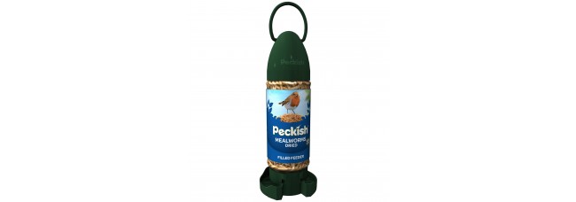 Peckish Mealworms Filled Feeder