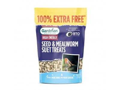Gardman Bird Seed & Mealworm Suet Treats