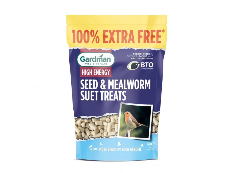 Gardman Seed & Mealworm Suet Treats