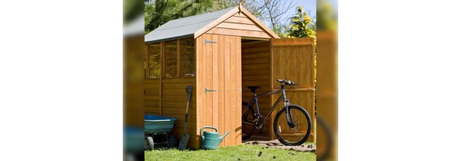 Shire 7x5 Overlap Double Door Shed with Window