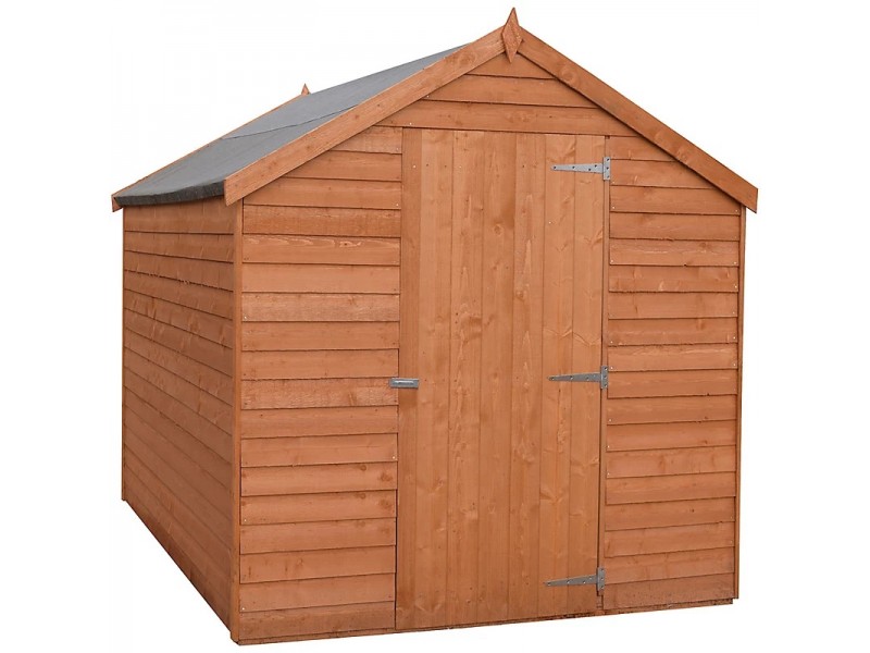 Shire 8x6 Overlap Single Door Shed with Window