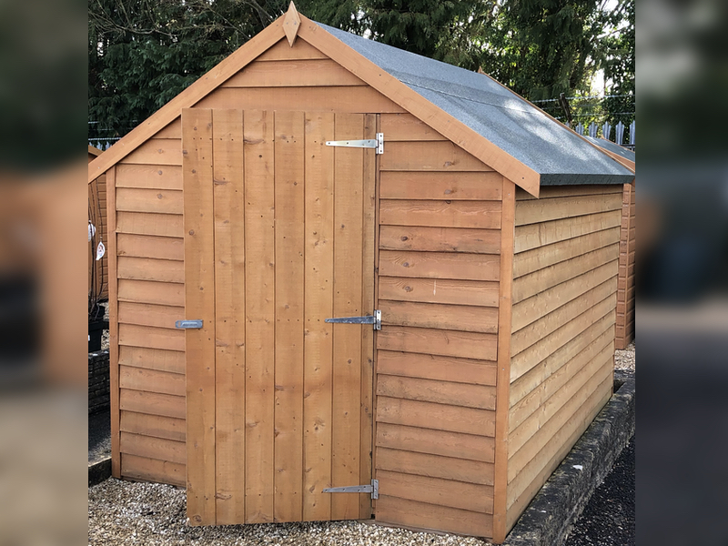 Shire 8x6 Overlap Single Door Shed
