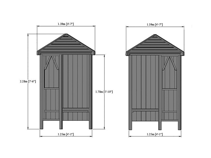 Shire 4x4 Honeysuckle Corner Arbour 