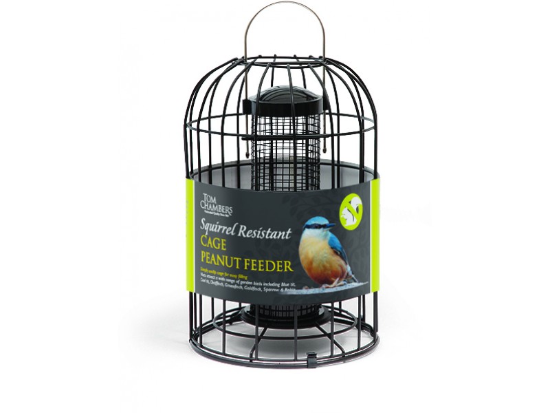 Tom Chambers Squirrel Proof Cage Peanut Feeder Tom Chambers Squirrel Proof Cage Peanut Feeder
