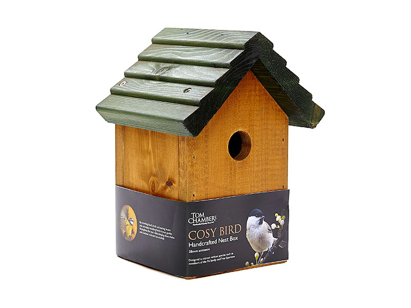 Tom Chambers Cosy Bird Handcrafted Nest Box