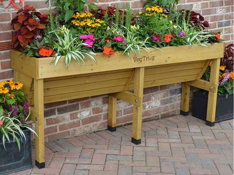 VegTrug Medium 1.8m Planter - Natural