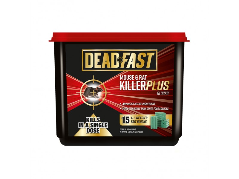 Deadfast Mouse & Rat Killer Plus Blocks