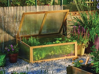 Gardman Wooden Cold Frame - Natural