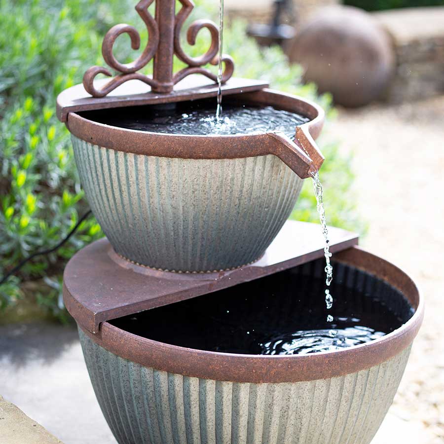 Irondale Falls is a traditional style garden water feature