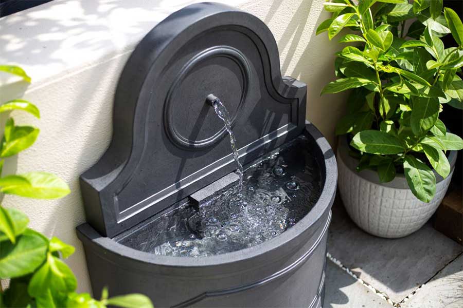 Traditional garden water features