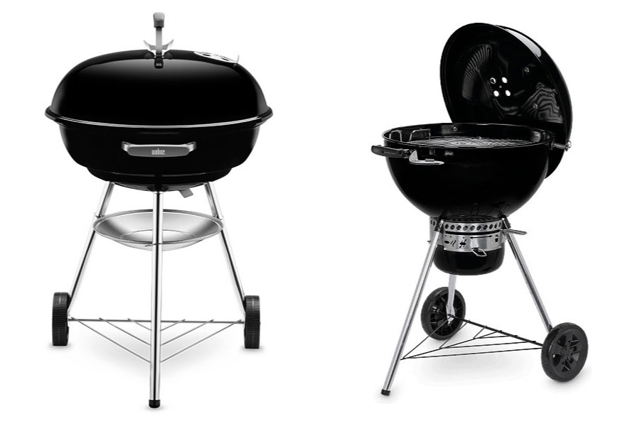 Weber Compact and Master Touch charcoal BBQs